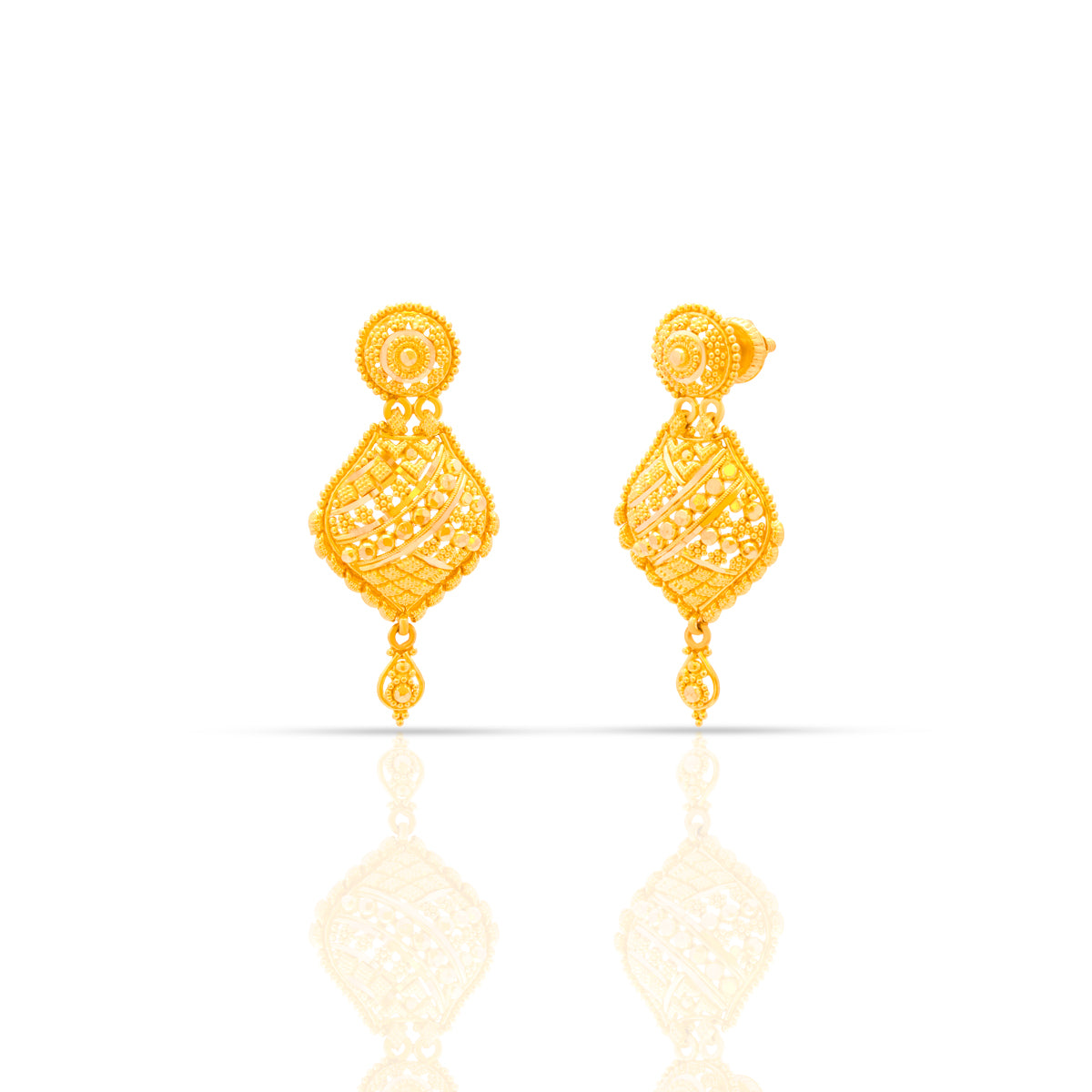 Marvellous Lure 22K Gold Short Necklace Set