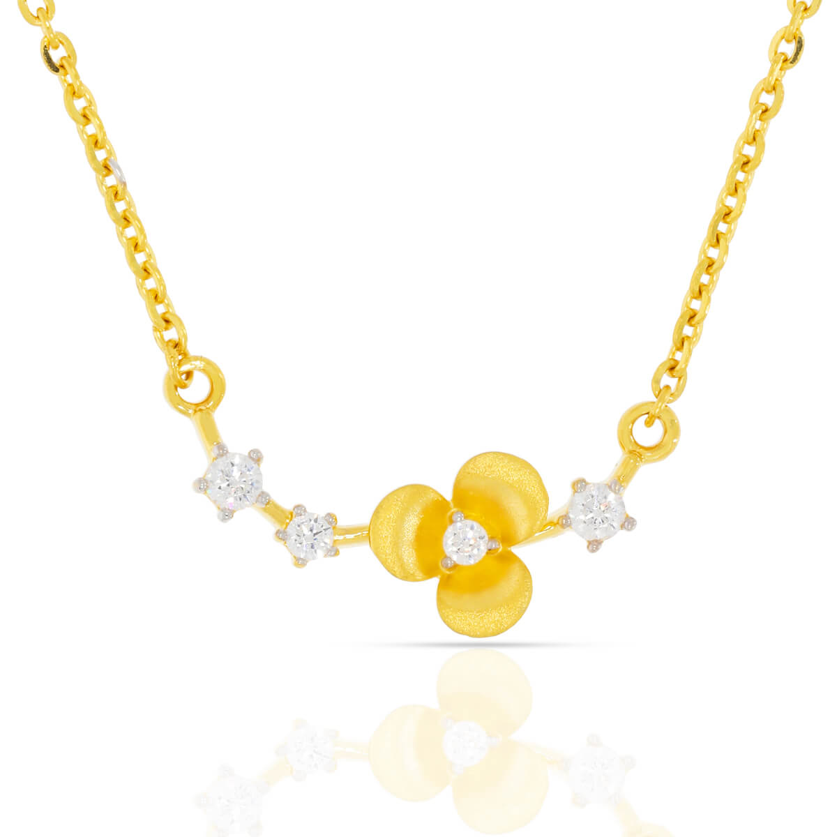 Mini Radiance Gold Short Necklace