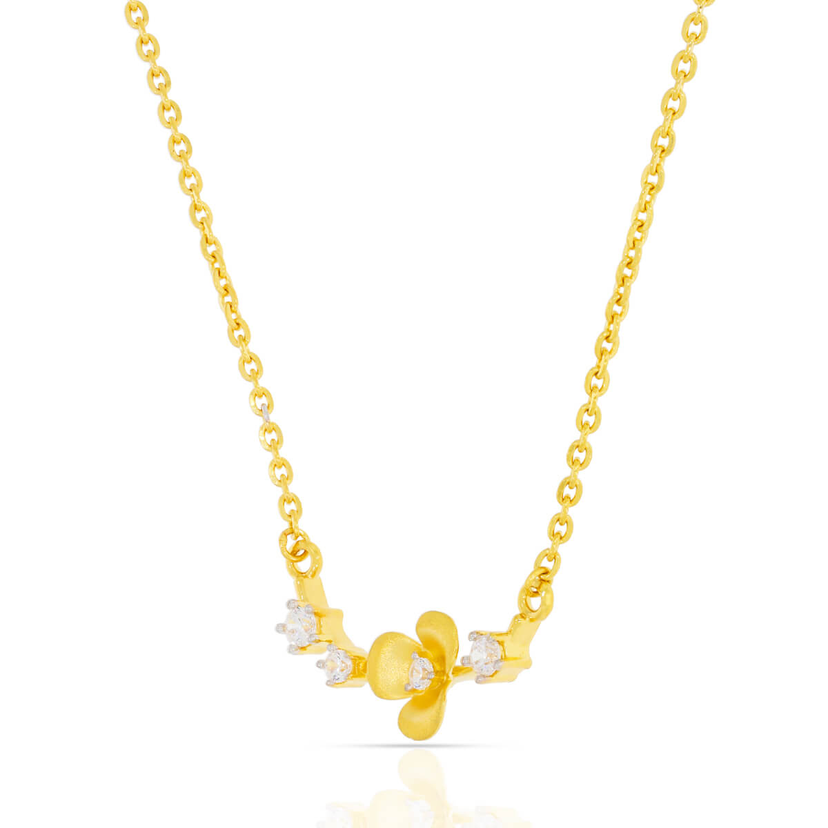 Mini Radiance Gold Short Necklace
