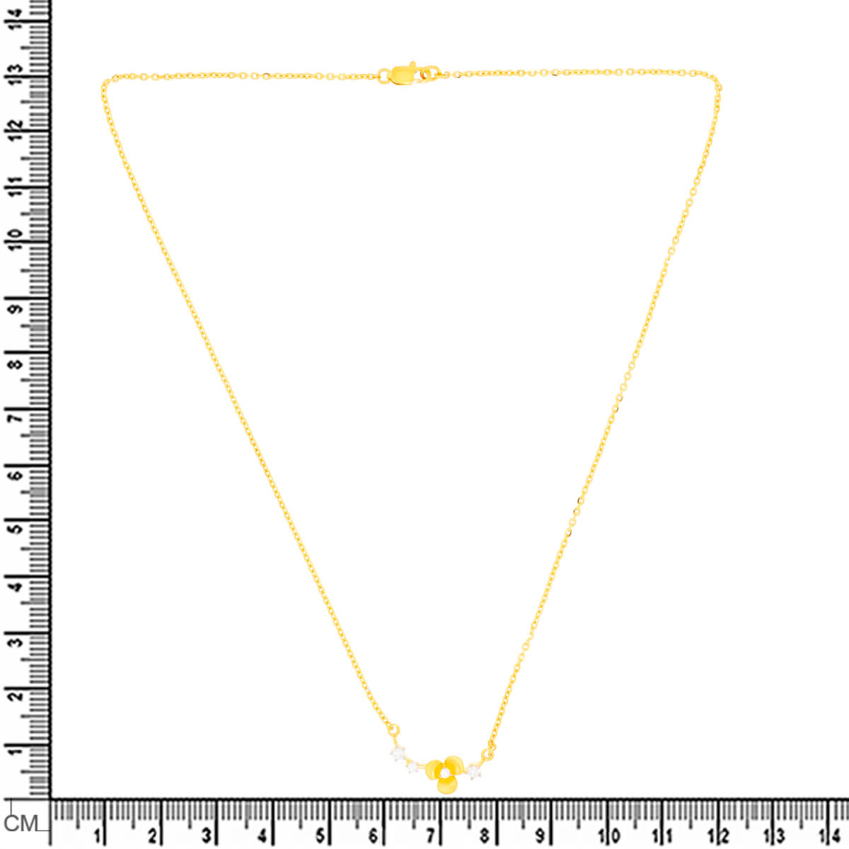 Mini Radiance Gold Short Necklace