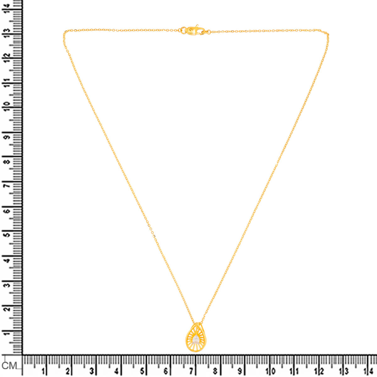 Mini Vibrance Gold Short Necklace