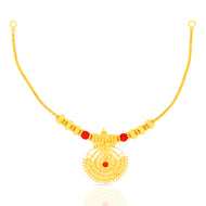 Classy Regal 22K Gold Short Necklace