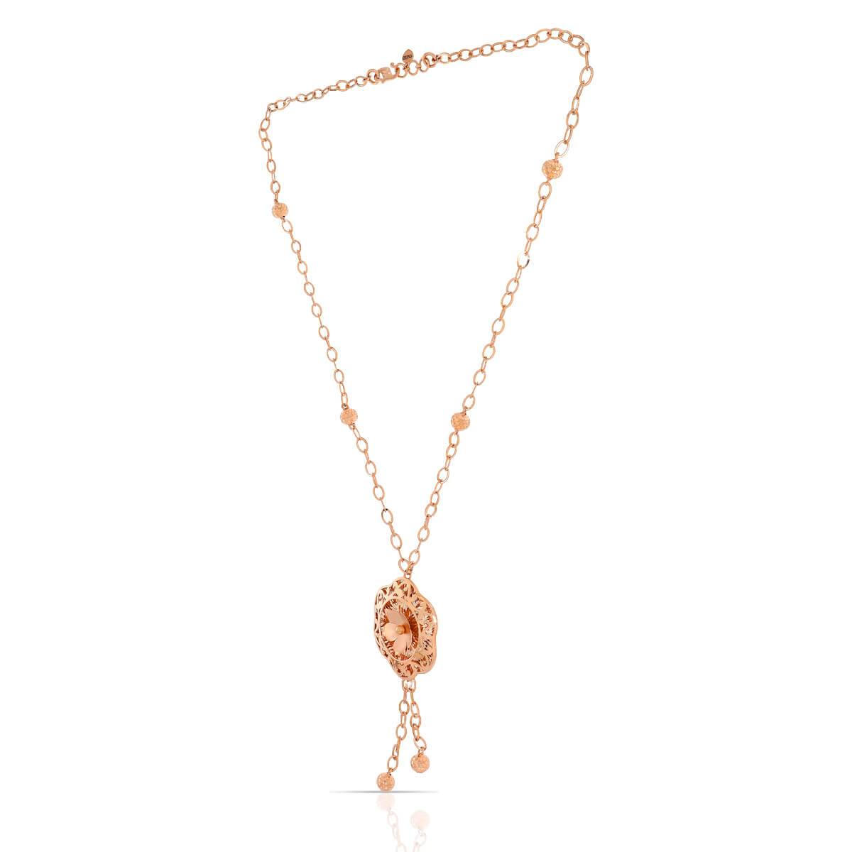 Petite Paw Motif Gold Short Necklace