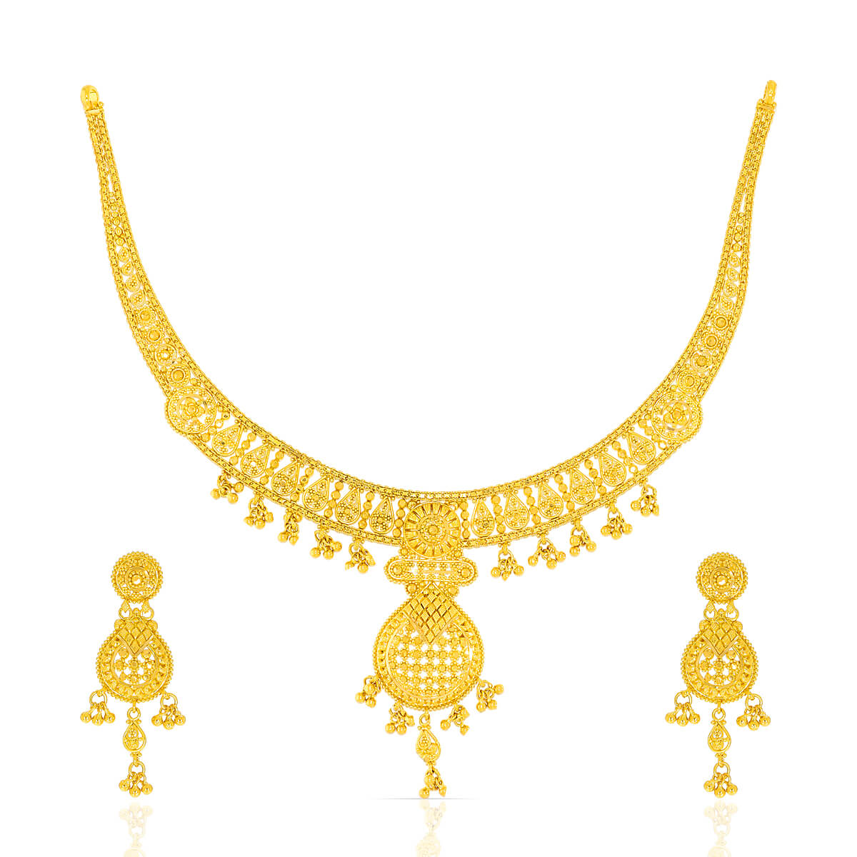 Mesmerising Grace Wedding Gold Necklace