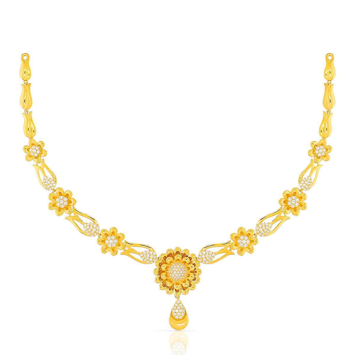 Luxurious Charm Gold Short Necklace
