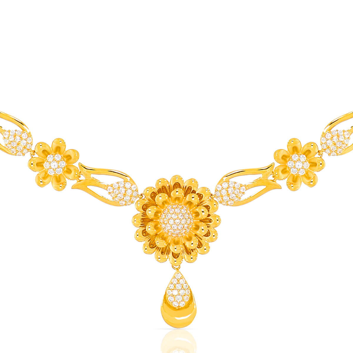 Luxurious Charm Gold Short Necklace