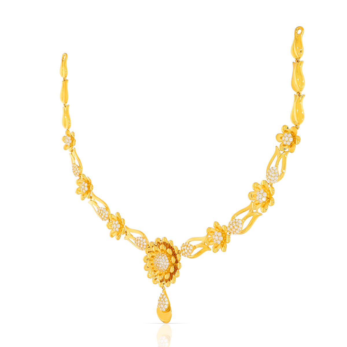 Luxurious Charm Gold Short Necklace