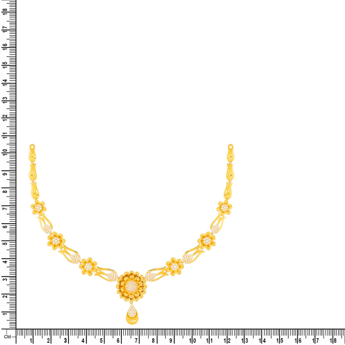 Luxurious Charm Gold Short Necklace