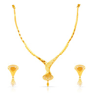 Contemporary Grace Gold Short Necklace
