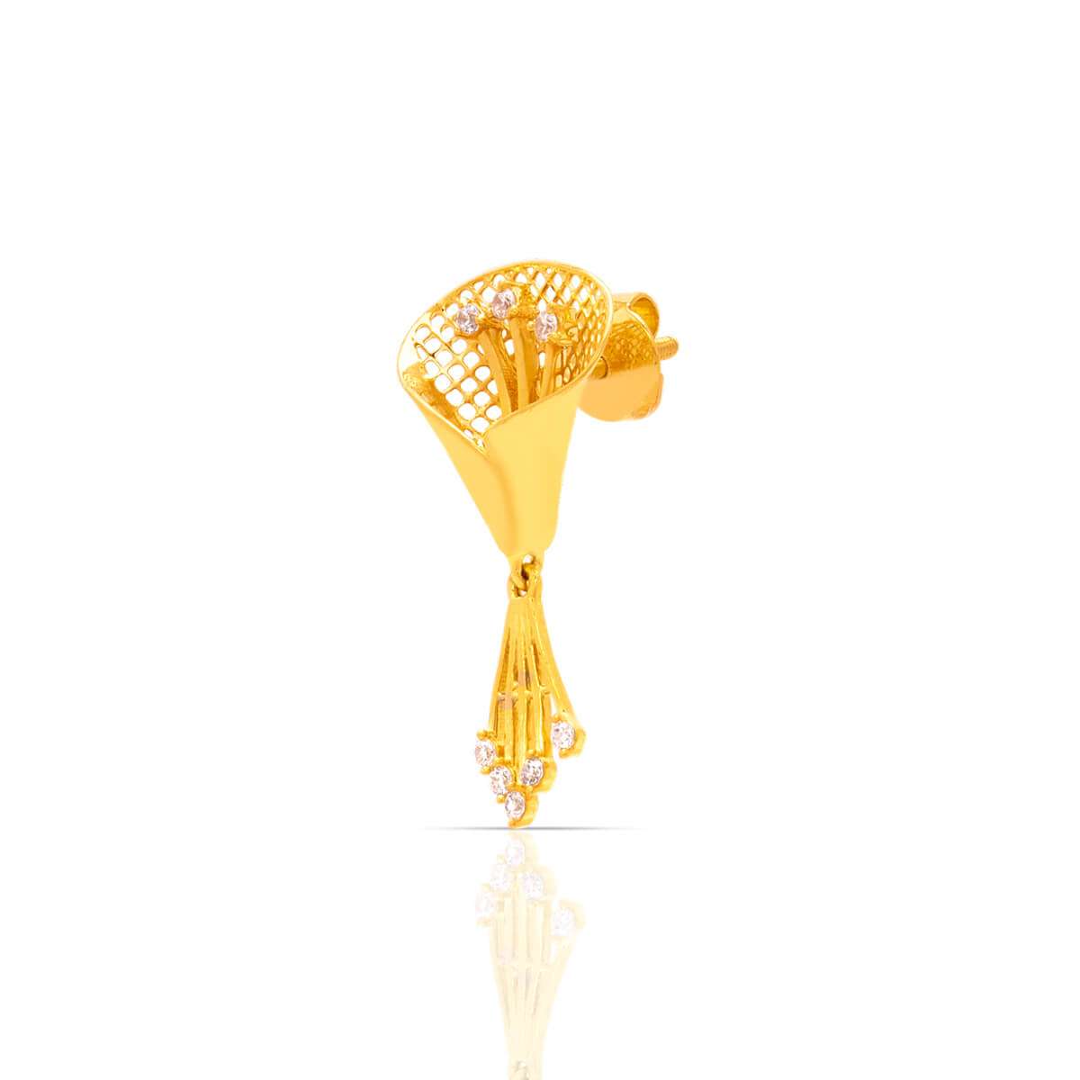 Contemporary Grace Gold Short Necklace