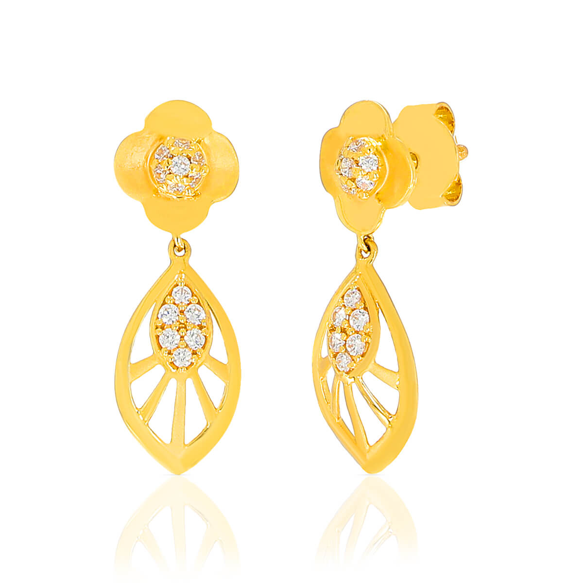 Graceful Radiance Gold Short Necklace