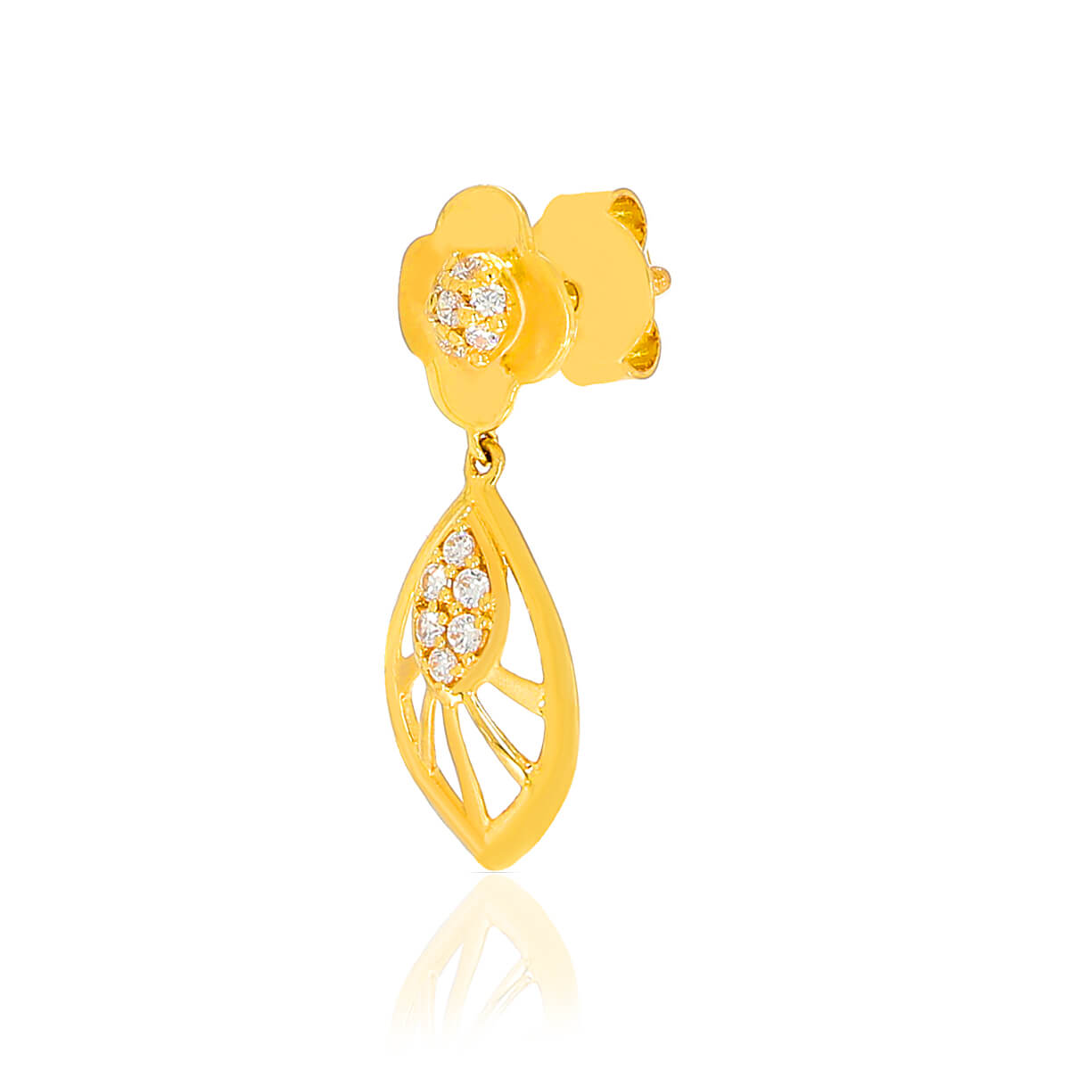 Graceful Radiance Gold Short Necklace