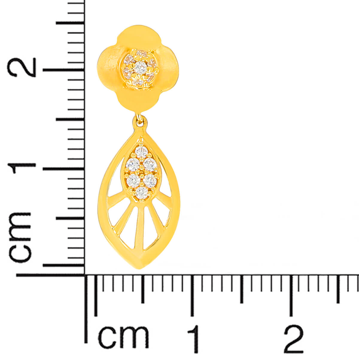 Graceful Radiance Gold Short Necklace