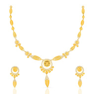 Modern Grace Gold Short Necklace
