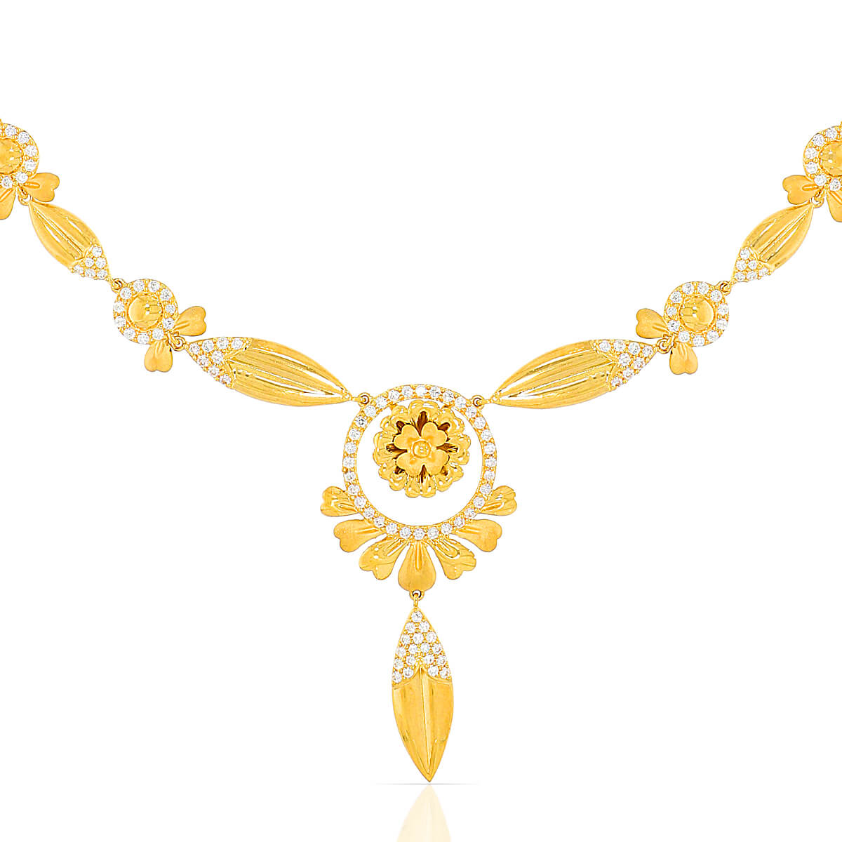 Modern Grace Gold Short Necklace