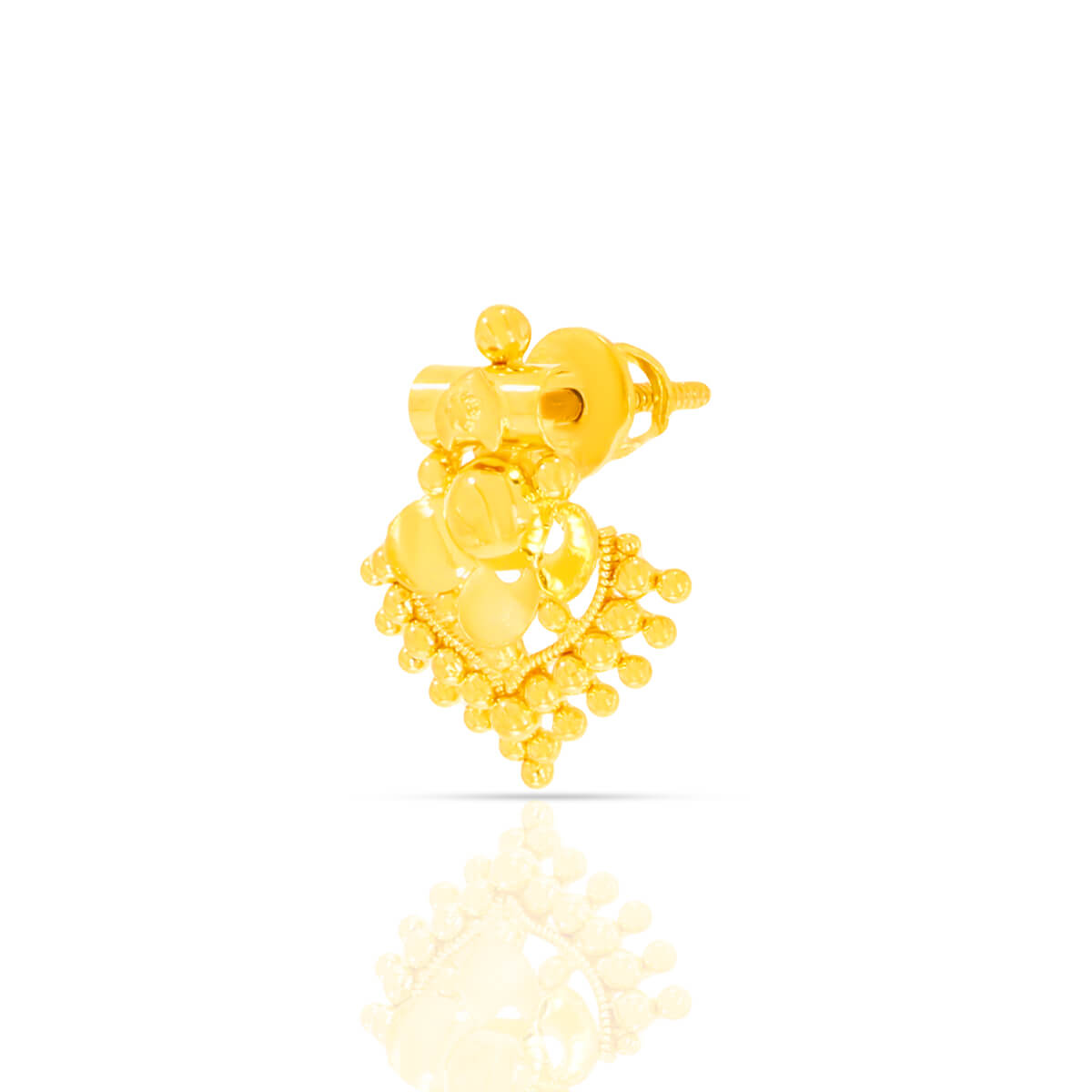 Long Gold Necklace with Dainty Glow