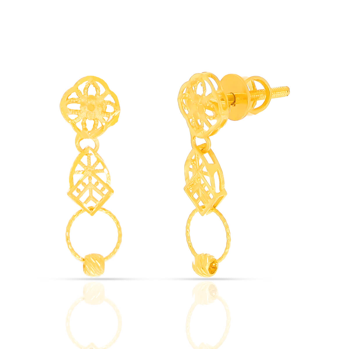 Majestic Glow Gold Short Necklace