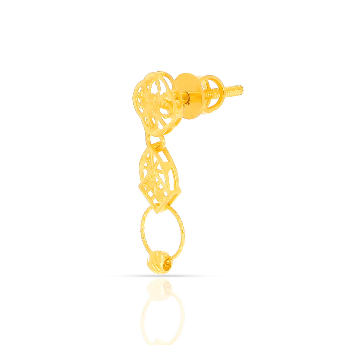 Majestic Glow Gold Short Necklace