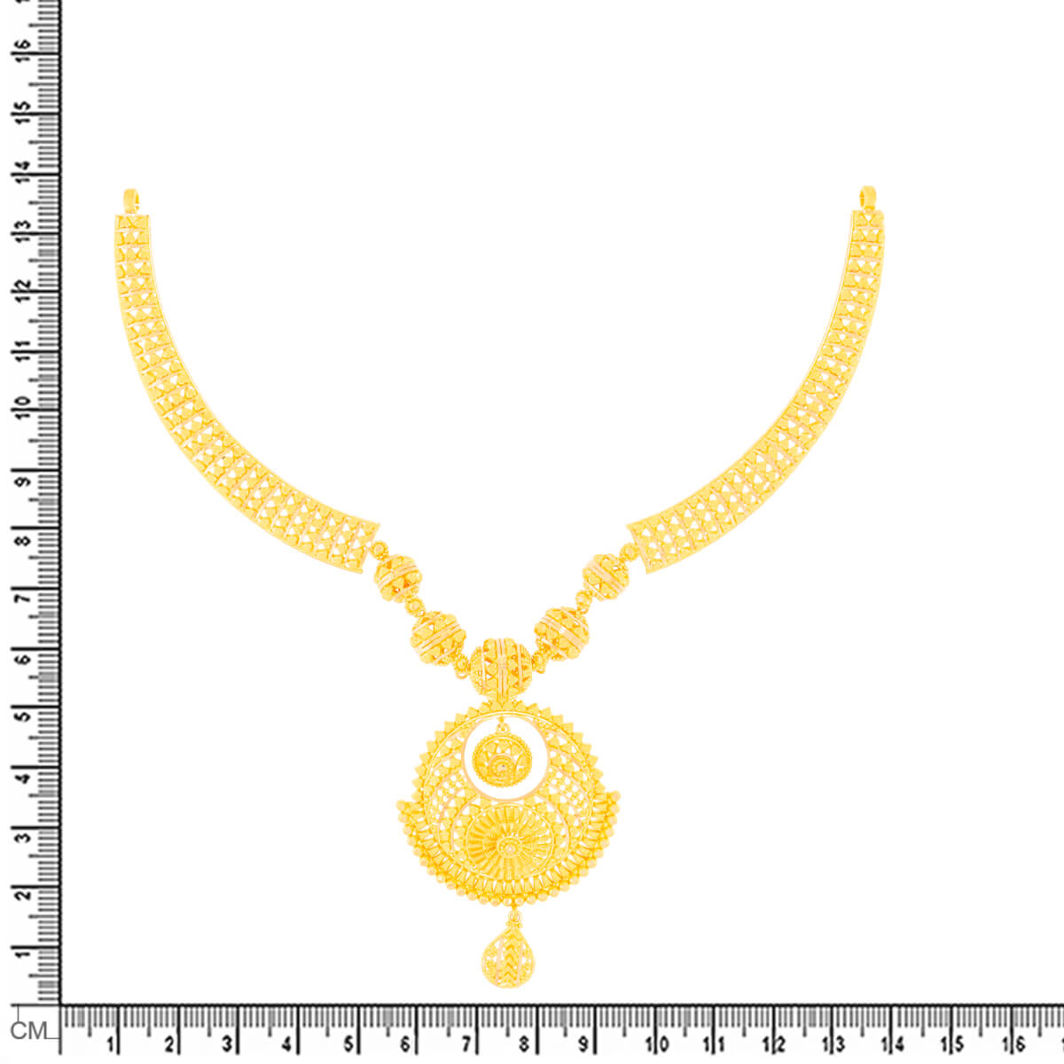 Glorious Grace Wedding Gold Necklace