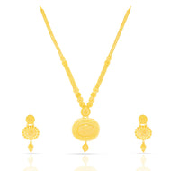 Charming Grace Long Gold Necklace