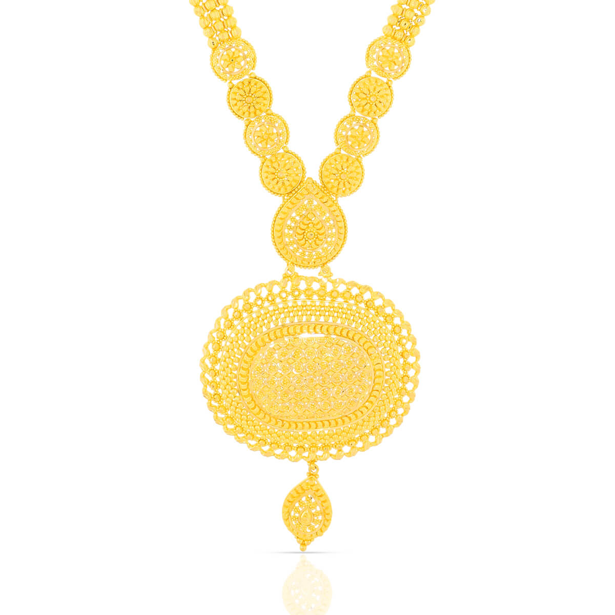 Charming Grace Long Gold Necklace