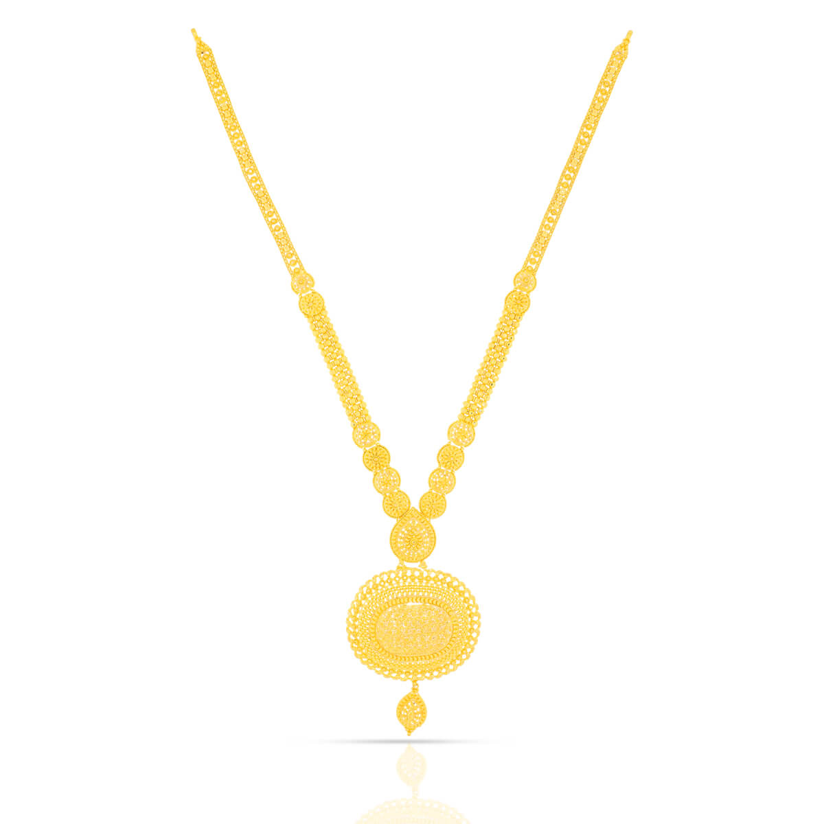 Charming Grace Long Gold Necklace
