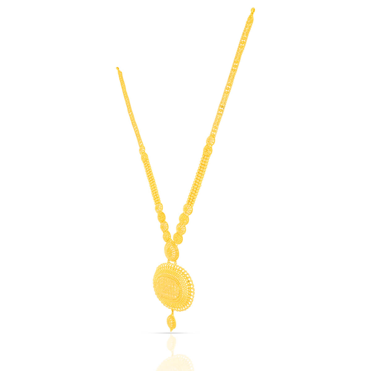 Charming Grace Long Gold Necklace