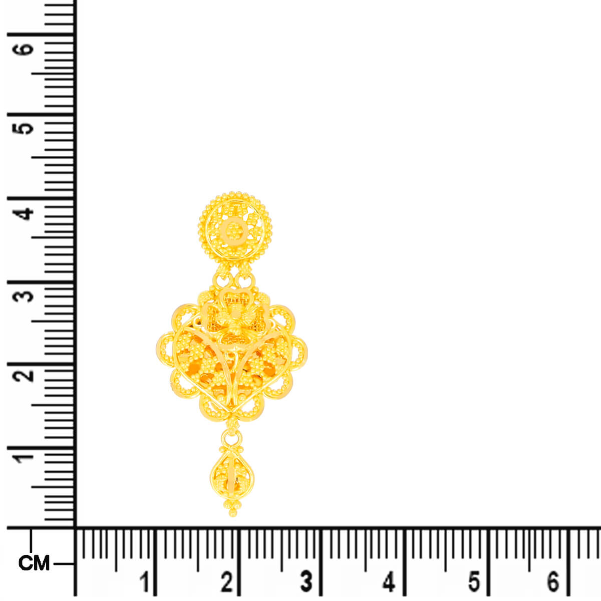 Gleaming Graceful Long Gold Necklace