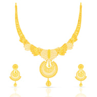 Glamorous Elegance Wedding Gold Necklace