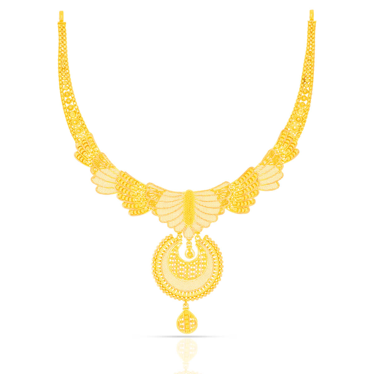 Glamorous Elegance Wedding Gold Necklace