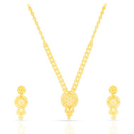 Long Gold Necklace with Classic Grace