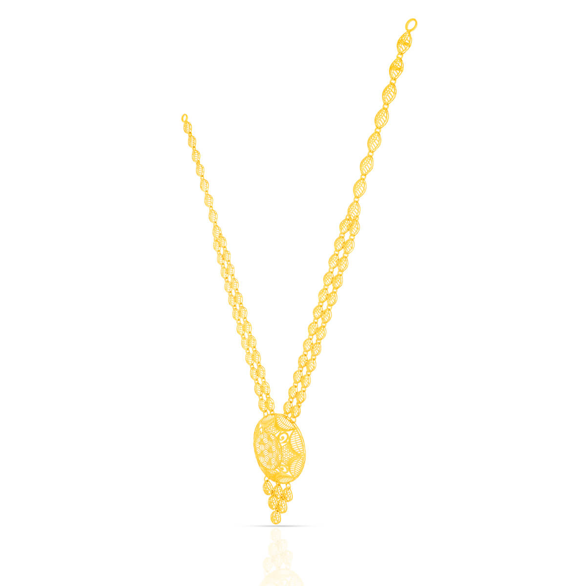 Long Gold Necklace with Classic Grace