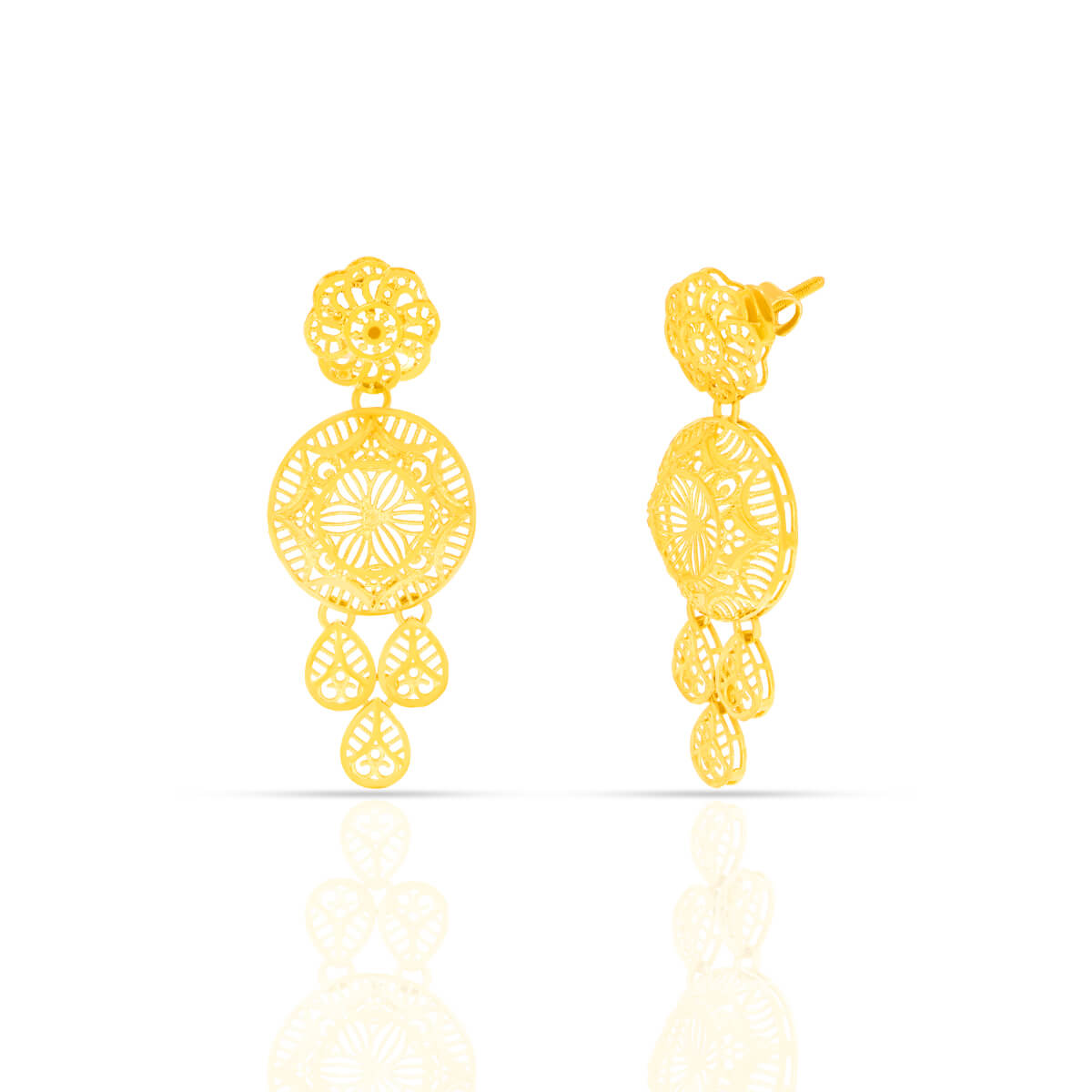 Long Gold Necklace with Classic Grace