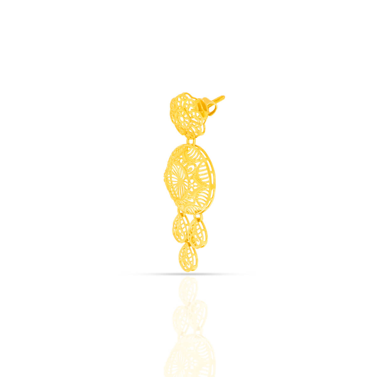 Long Gold Necklace with Classic Grace