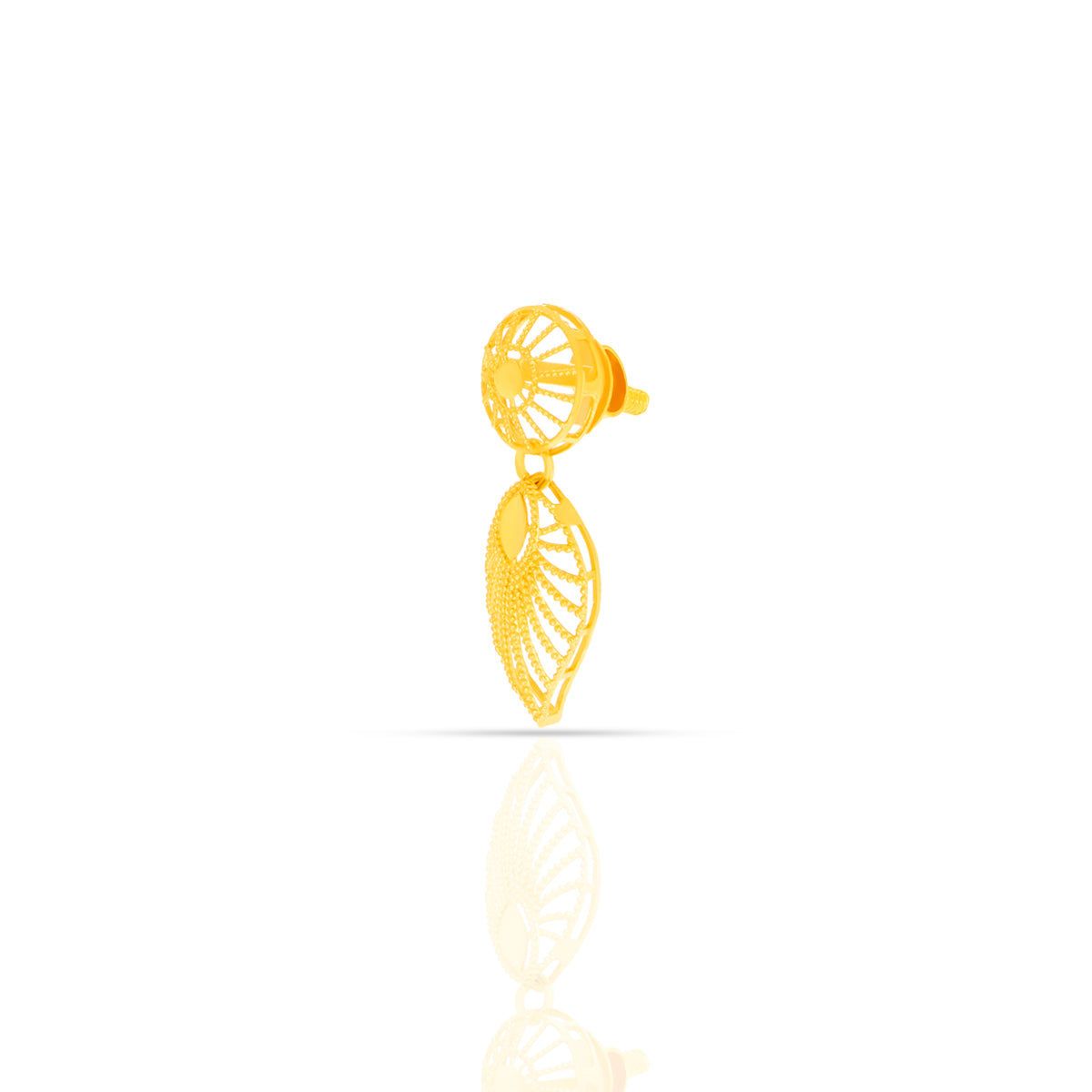 Leaf Jewel Gold Necklace Set