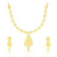 Majestic Gleam Gold Short Necklace