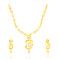 Golden Evergreen Necklace Set