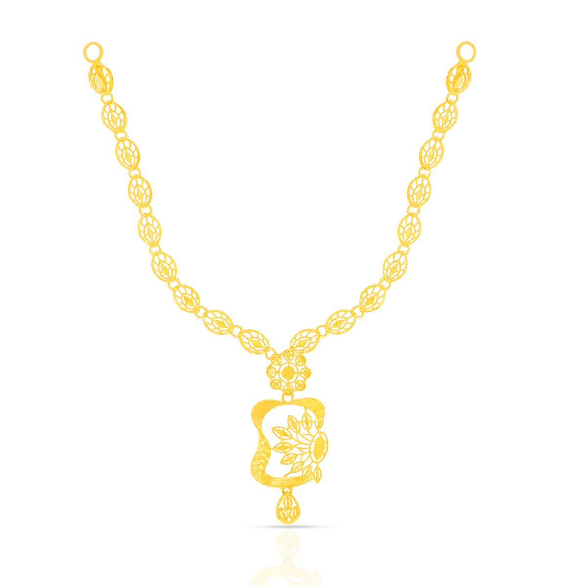 Golden Evergreen Necklace Set