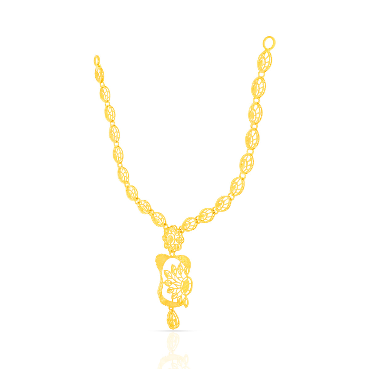 Golden Evergreen Necklace Set