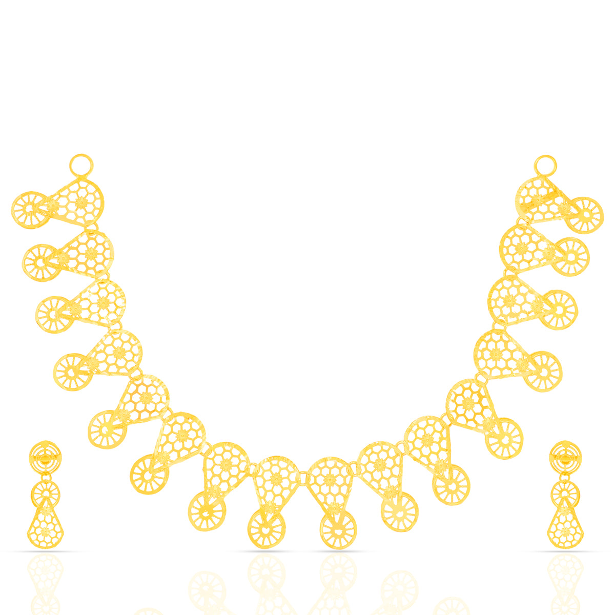 Glimmering Grace Gold Necklace Set