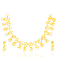 Glimmering Grace Gold Necklace Set