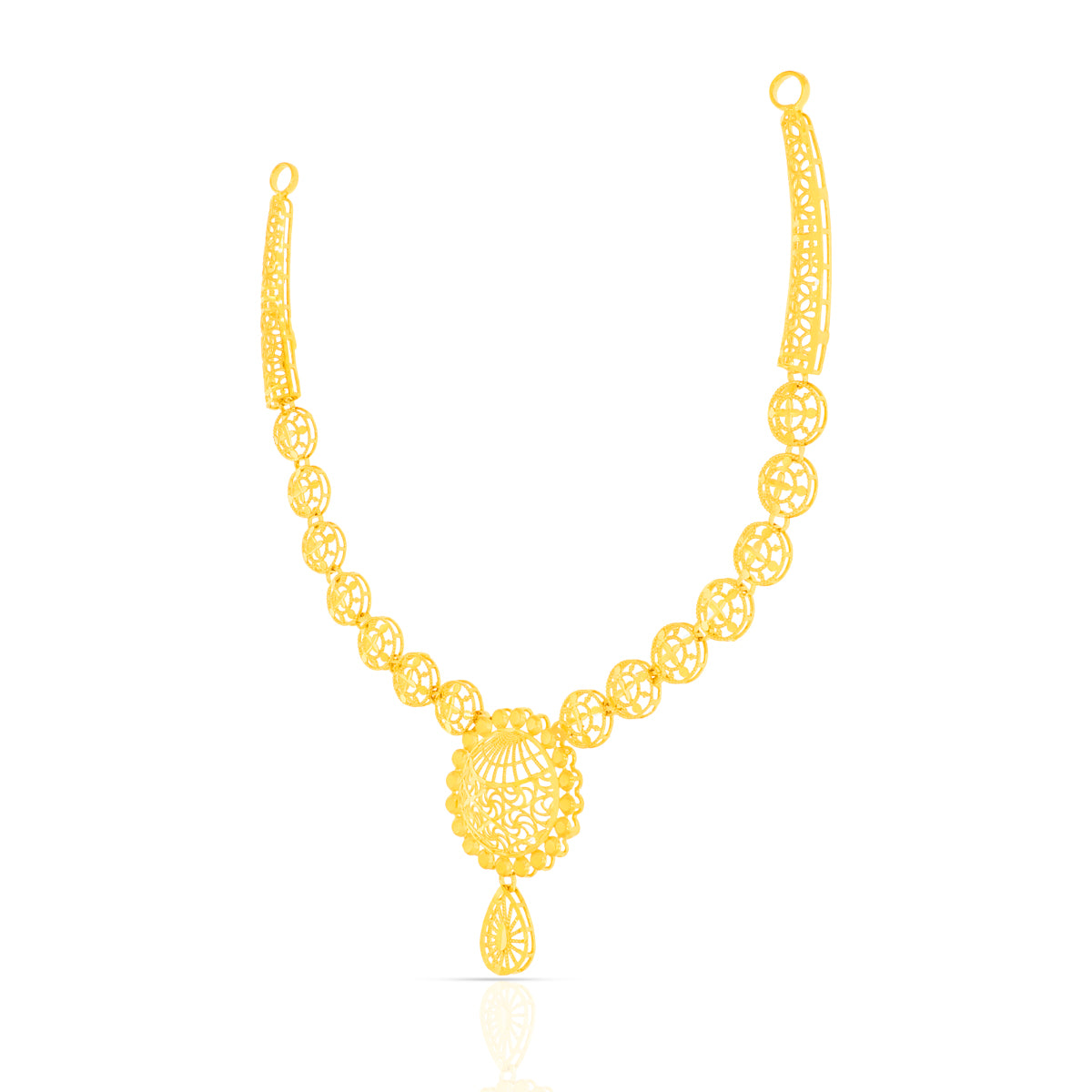 Circle of Light Gold Necklace Set