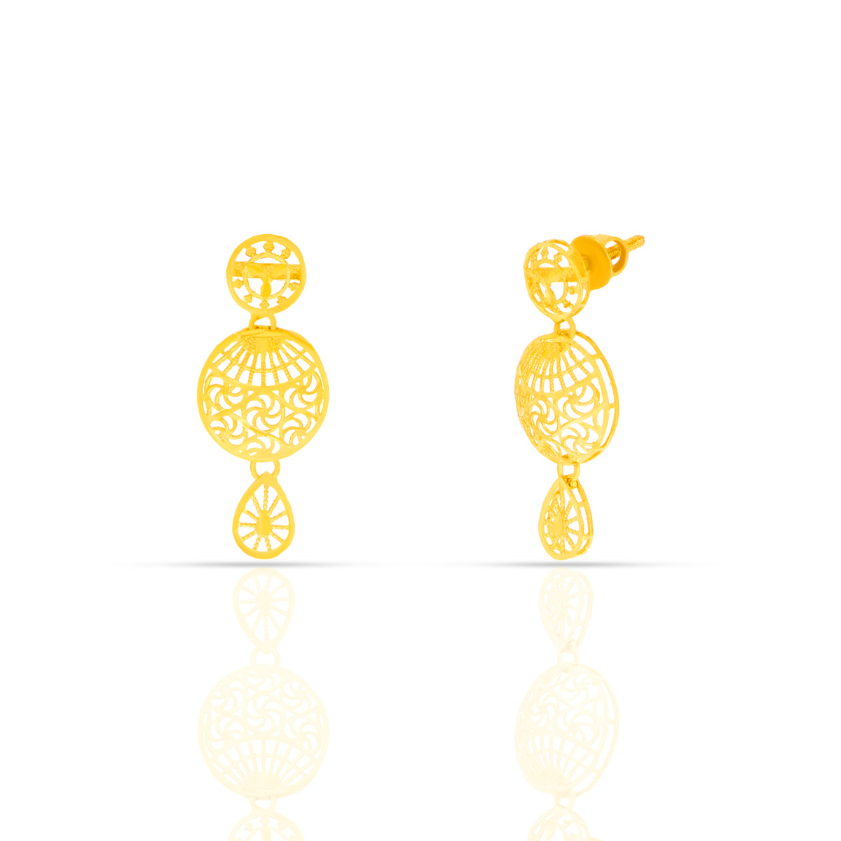 Circle of Light Gold Necklace Set