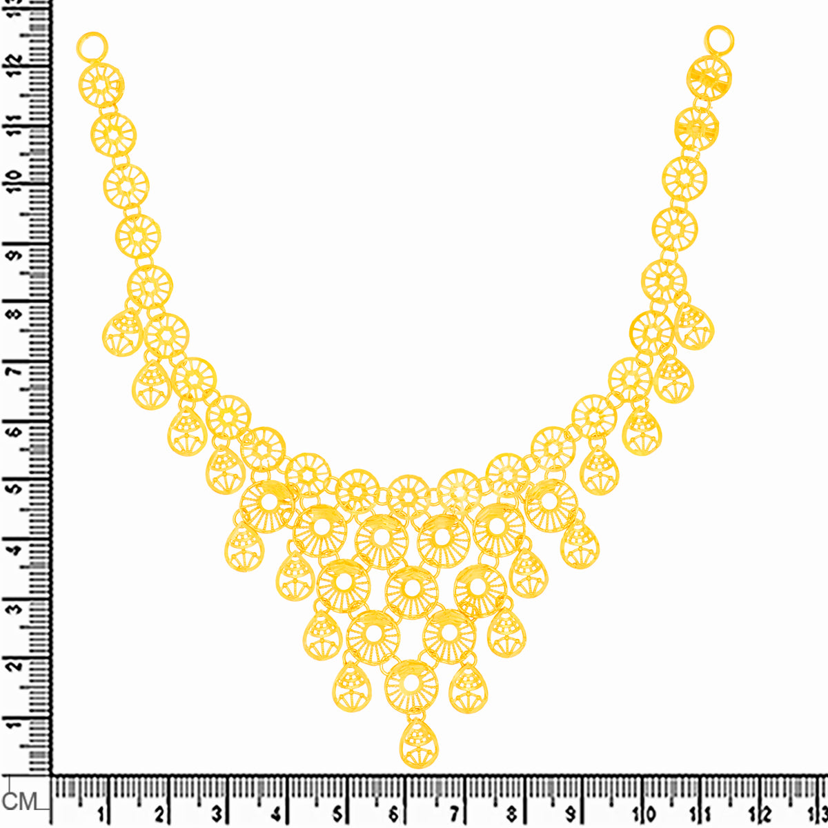 Imperial Radiance Gold Necklace Set