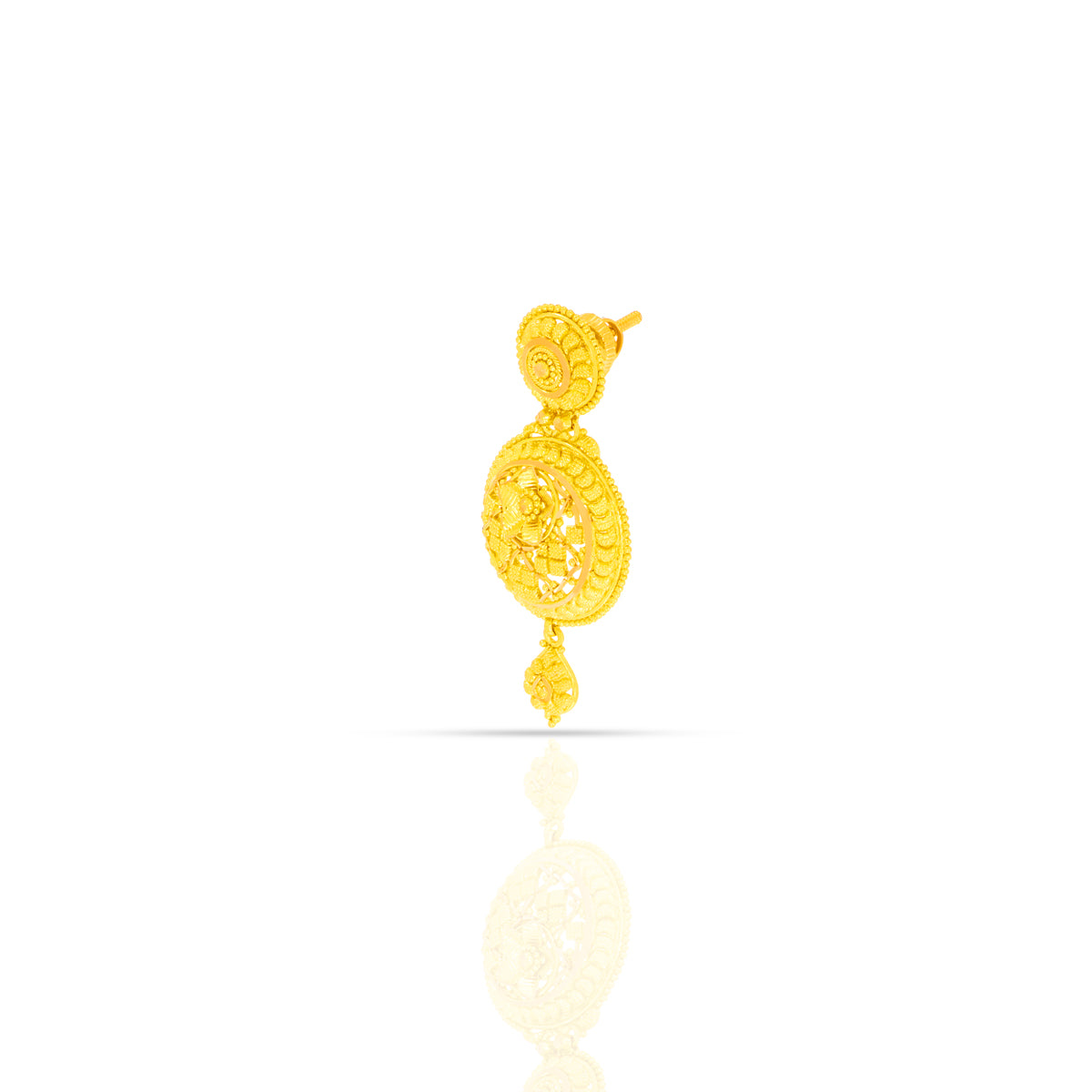 Glowing Elegance Gold Necklace Set