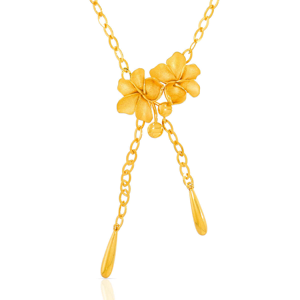 Blooming Grace Gold Short Necklace