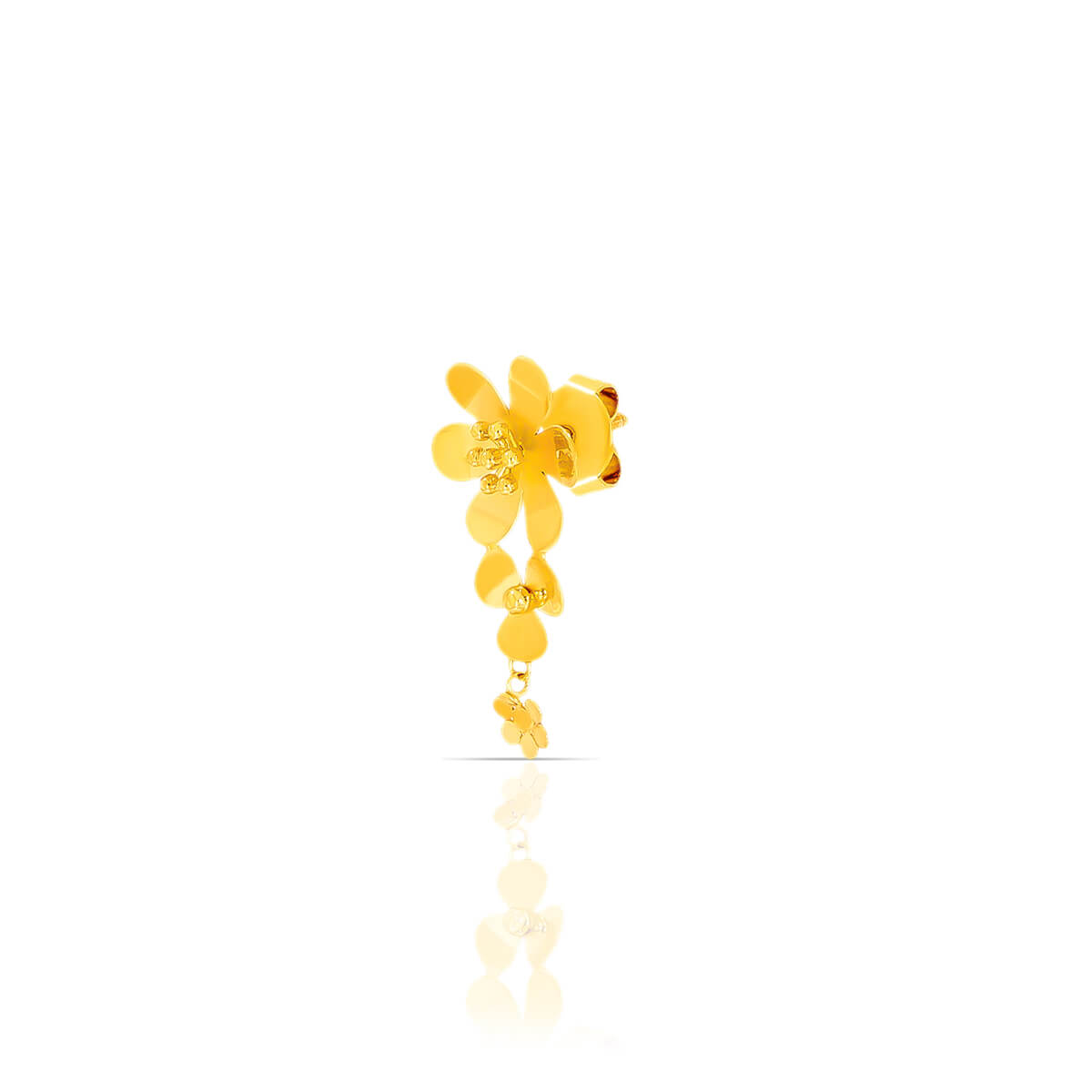 Gold Short Necklace with Minimalist Charm