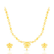 Glorious Blossom Gold Short Necklace