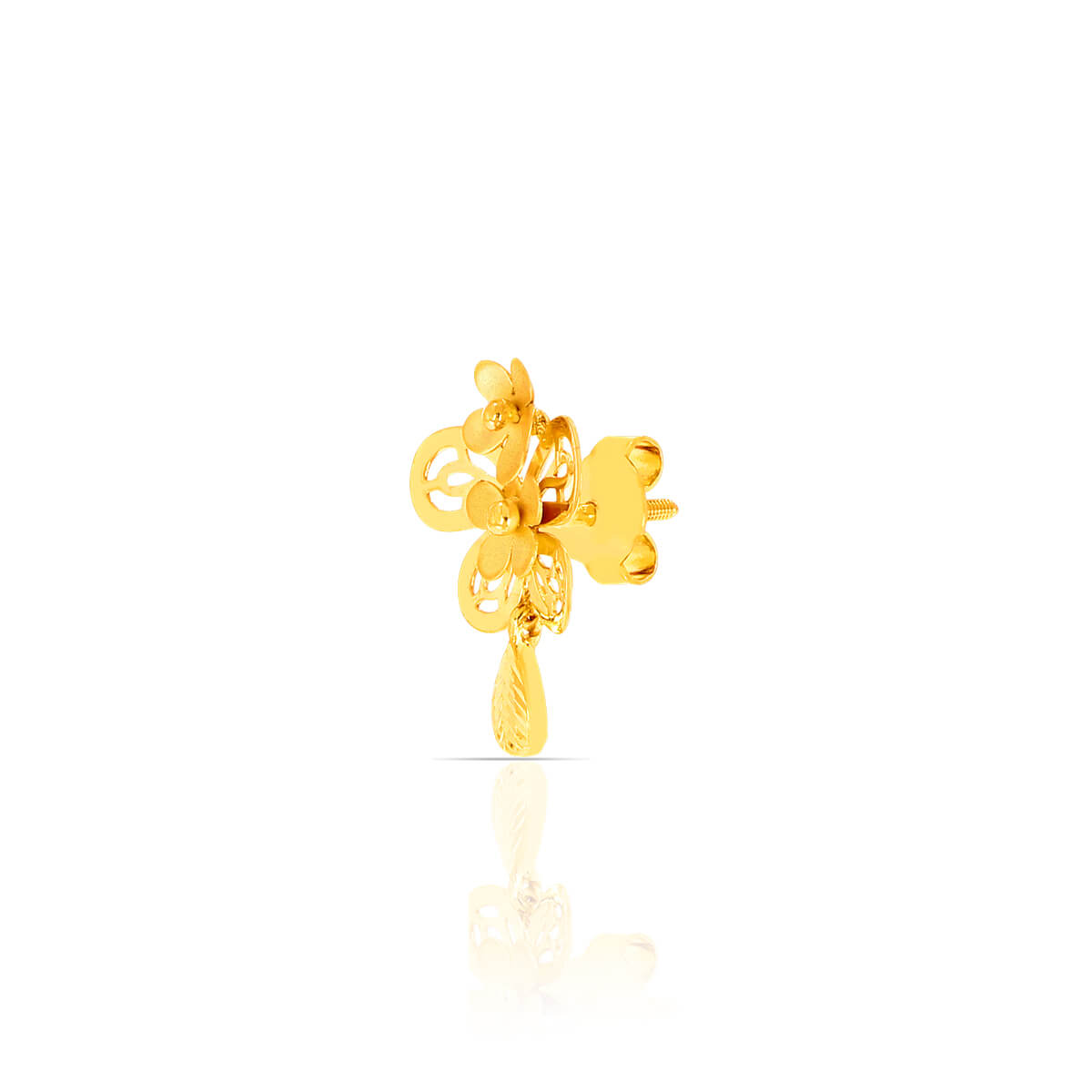 Glorious Blossom Gold Short Necklace