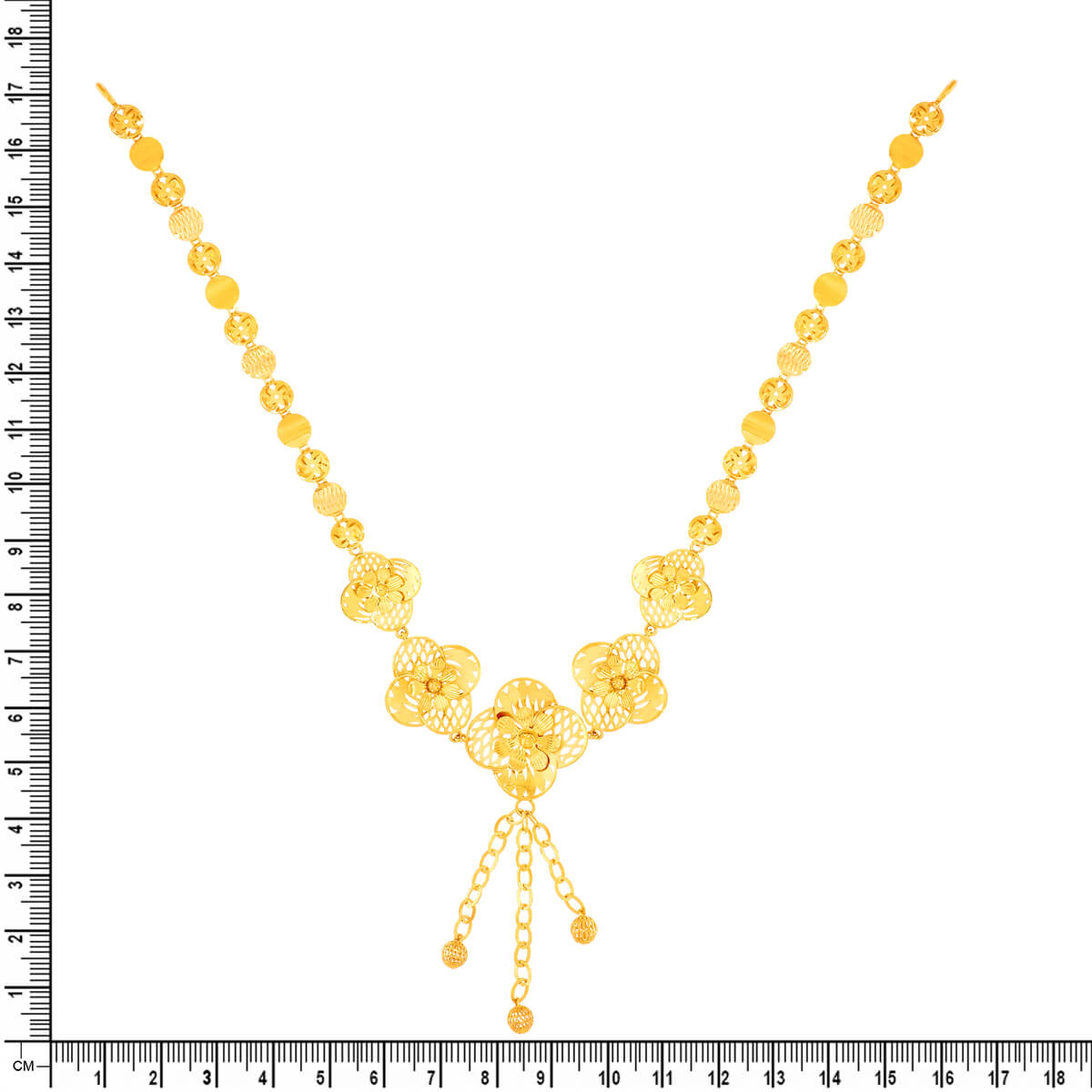 Gorgeous Bloom Gold Short Necklace